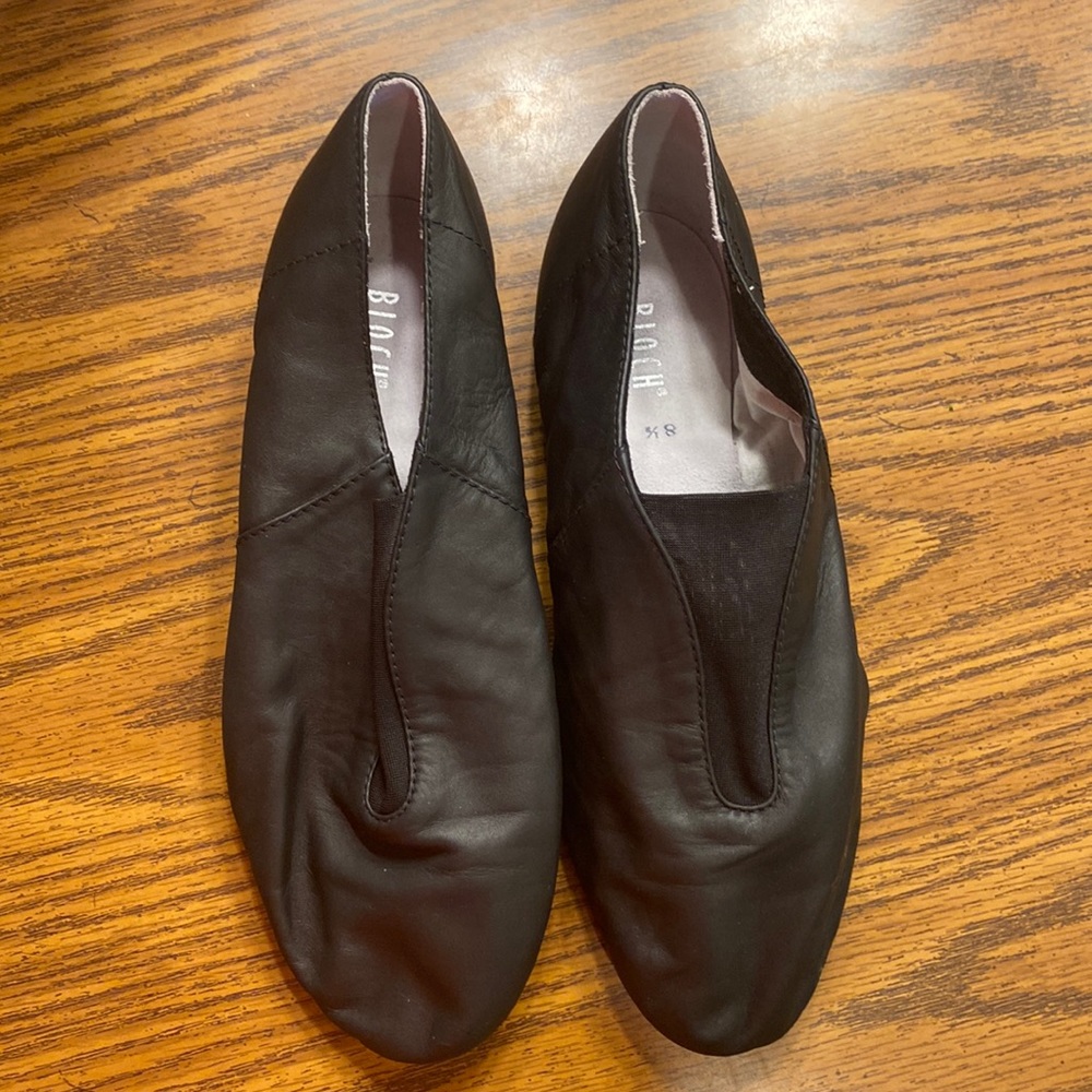 Bloch Leather Split Sole Preowned Jazz Shoes 8.5